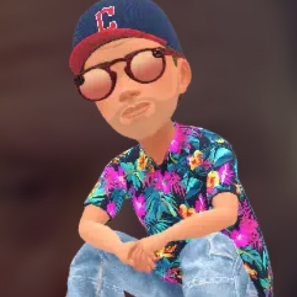 Kurt Adler Tropical Shirt Action Figure with Blue Cap